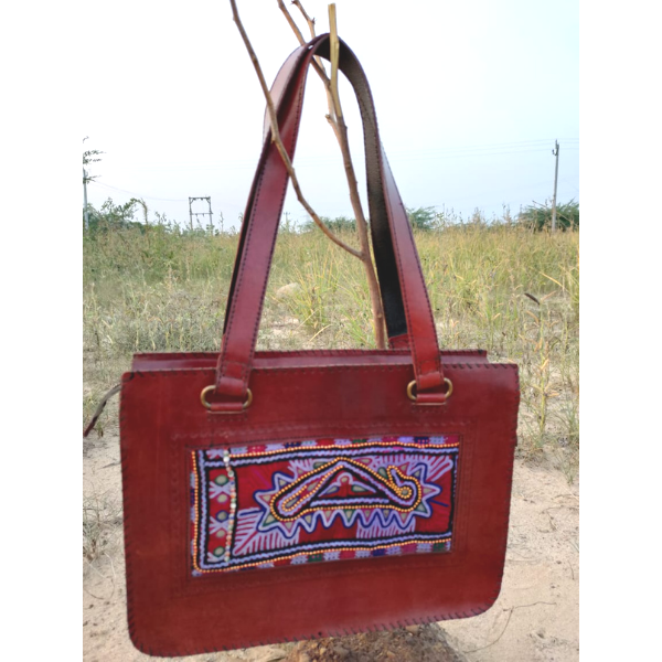 Brown Leather Sidebag